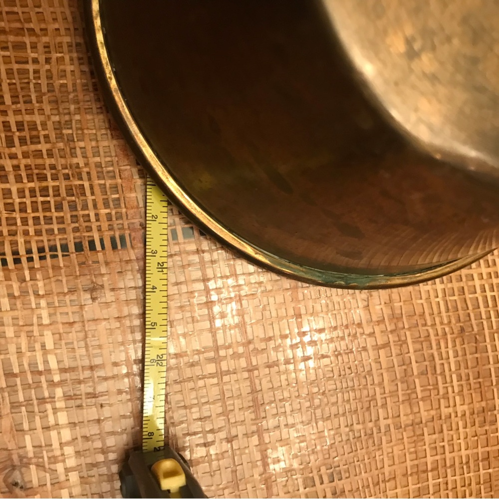 VINTAGE LATE 1800s BRASS AND IRON LADLE KITCHEN DECOR - Picture 9 of 16